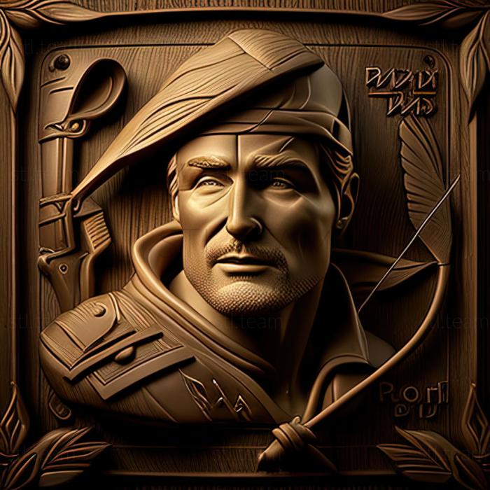 3D model Robin Hood The Adventures of Robin Hood Errol Flynn (STL)